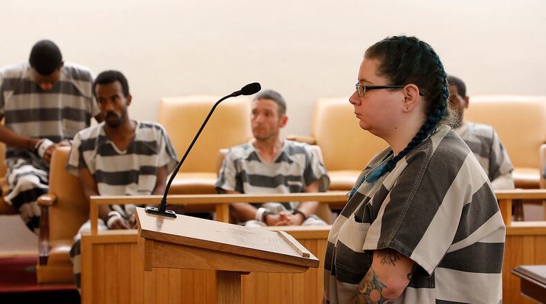 Adrianne S. Allen appears in Clark County Municipal Court. Bill Lackey/Staff