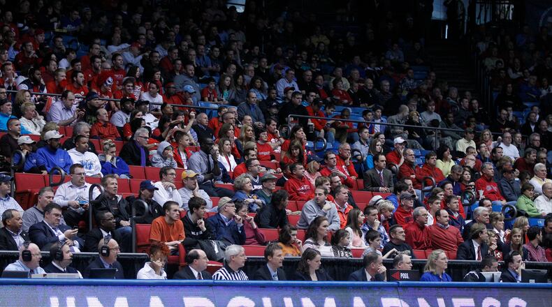 North Carolina A&T took on Liberty during the NCAA tournament First Four basketball games at University of Dayton Arena on March 19, 2013. Barbara J. Perenic/Staff