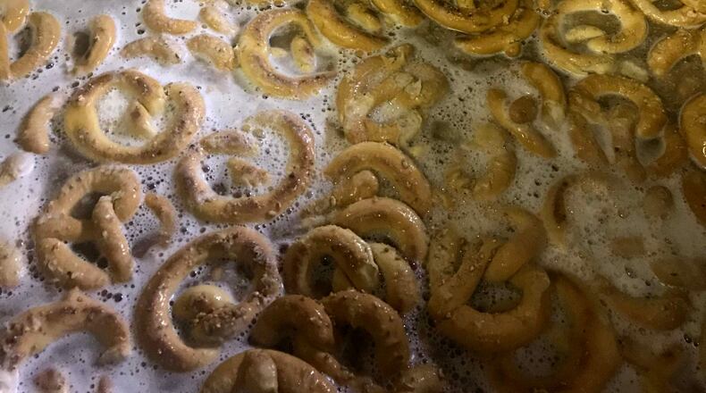 Branch & Bone Artisan Ales, 905 Wayne Ave., will celebrate the release of its new beer Pretzel Queen on Dec. 19. The beer is the result of a partnership with Smales Pretzel Bakery, nearby at 210 Xenia Ave. CONTRIBUTED