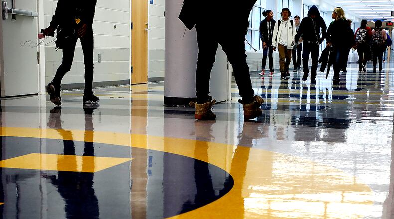 Springfield High School is closed Friday Bill Lackey/Staff