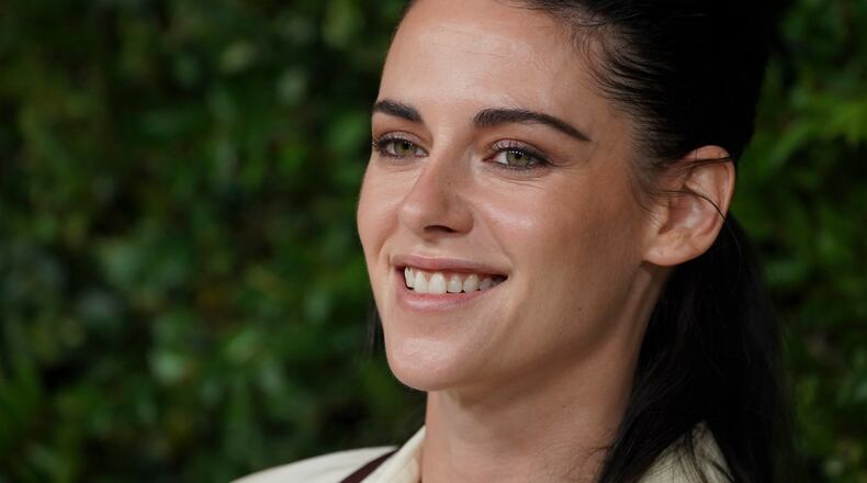 Kristen Stewart arrives at the 2025 annual Academy Women's Luncheon on Tuesday, Nov. 4, 2025, at the Academy Museum of Motion Pictures in Los Angeles. (Photo by Jordan Strauss/Invision/AP)