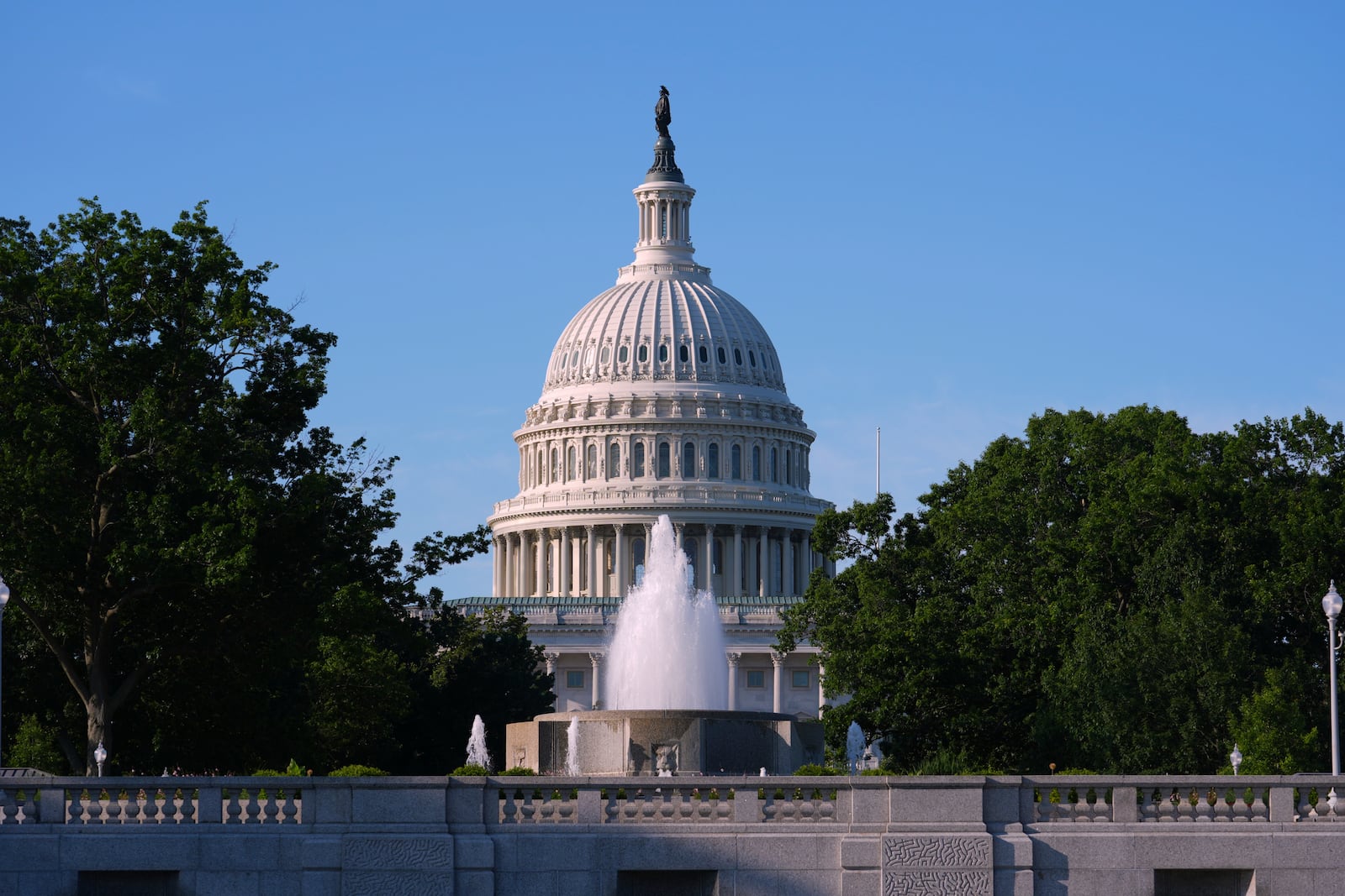 The Capitol is seen as Congress returns to work after the Memorial Day recess, Monday, June 2, 2025. (AP Photo/J. Scott Applewhite)