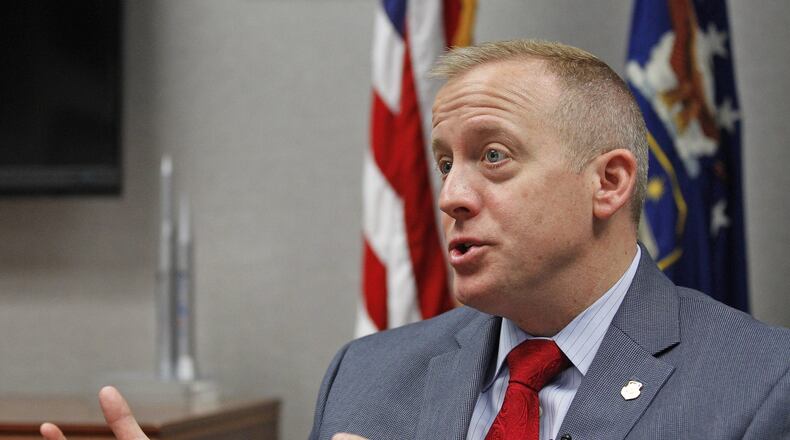 Morley Stone former chief technology officer at the Air Force Research Laboratory at Wright-Patterson Air Force Base, will become a senior vice president for research at Ohio State University. TY GREENLEES / STAFF