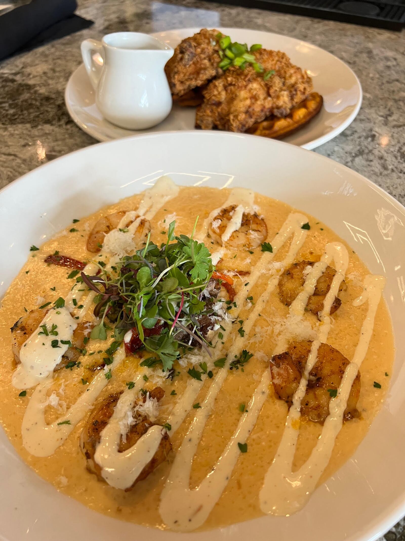 Shrimp and Grits at The Syndicate in Bellefontaine.