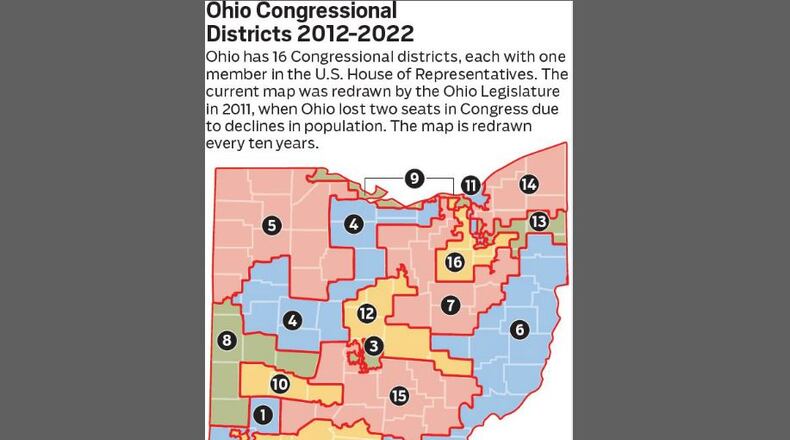 Ohio Congressional Districts 2012-2022
