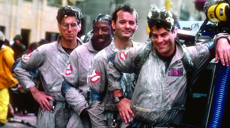 From left: Harold Ramis, Ernie Hudson, Bill Murray and Dan Aykroyd in the 1984 film "Ghostbusters." (Columbia Pictures/Entertainment Pictures/Zuma Press/TNS)