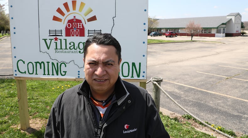 Gregorio Vilchis is working to convert the former Bay Breeze Restaurant in the Ohio Village Restaurant located on West First Street. Bill Lackey/Staff