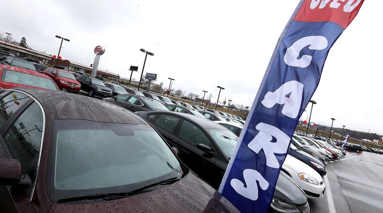 Edmunds report used car sales hit a record in 2017, due to issues like people buying vehicles after hurricanes in the south and a glut of leased vehicles coming onto the market. Bill Lackey/Staff