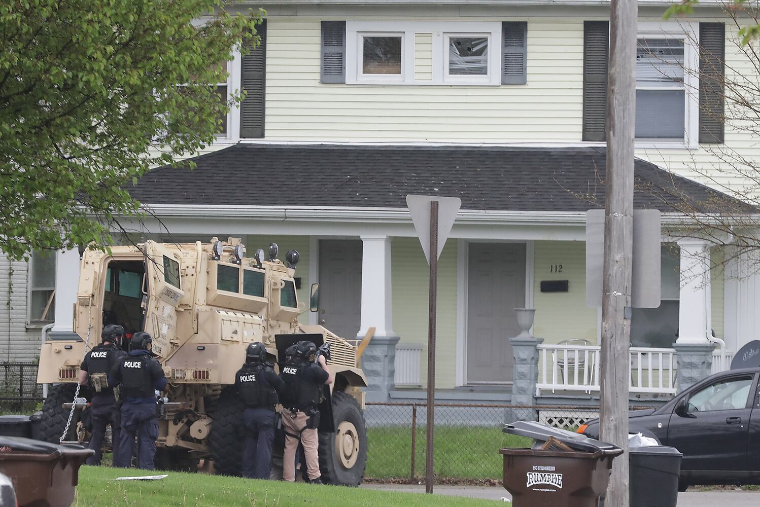 PHOTOS: Standoff on West Perrin Avenue