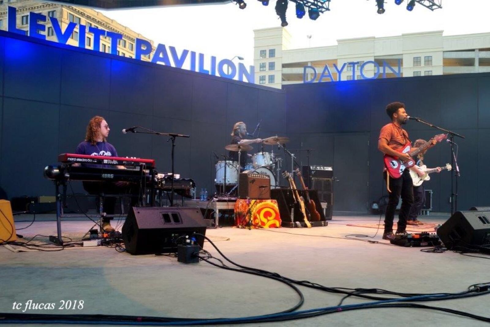 Terrell C. Flucas of Englewood took this photo in downtown Dayton at Levitt Pavilion on Sept.15, when Devon Gilfillian performed. The new concert venue hosts free shows on Thursdays through Sundays, but this weekend will be the last performances of the 2018 season.