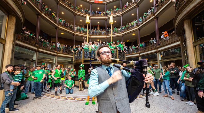 The annual St. Patrick's Day celebration in Cleveland. Photo by Matthew Shiffler. CONTRIBUTED