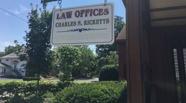 Ricketts Law Office was one of many businesses broken into over the weekend.
