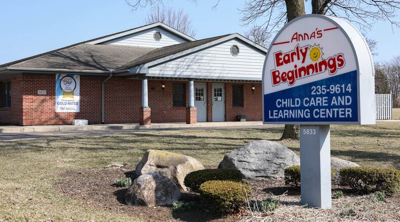 Four infants were allegedly injured while at Anna's Early Beginnings Child Care and Learning Center according to a Huber Heights Police Department investigation. BRYANT BILLING / STAFF