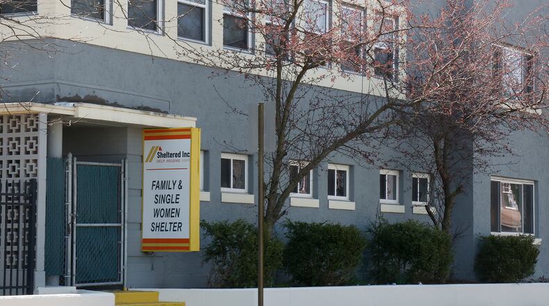 The Sheltered Inc. Family and Single Women Shelter in a March file photo. BILL LACKEY/STAFF