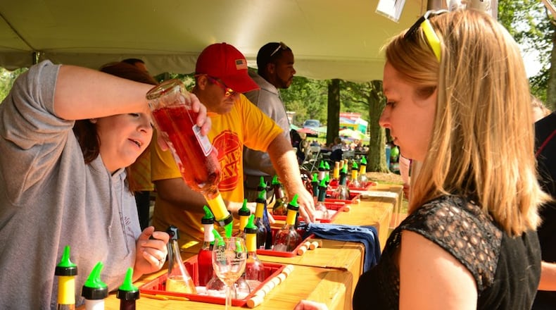 The Second Annual Vintage Ohio South Wine Festival will return to the Clark County Fairgrounds on May 11. It will take place in two sessions: one from noon to 4 p.m. and 5 to 9 p.m. File photo.