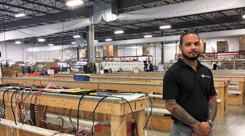 Paul Wise, program and sales manager at ElectriPack Inc. in Miamisburg, says he’s the exception to the rule because he’s been able to advance in his career despite a history of addiction and a criminal record. Companies like ElectriPack that hire people in recovery could qualify for reimbursement grants under a new pilot program through the Bureau of Workers’ Compensation. KATIE WEDELL/STAFF