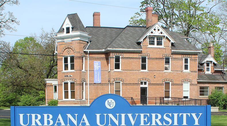 Urbana University may become a branch campus of Franklin University in Columbus. JEFF GUERINI/STAFF