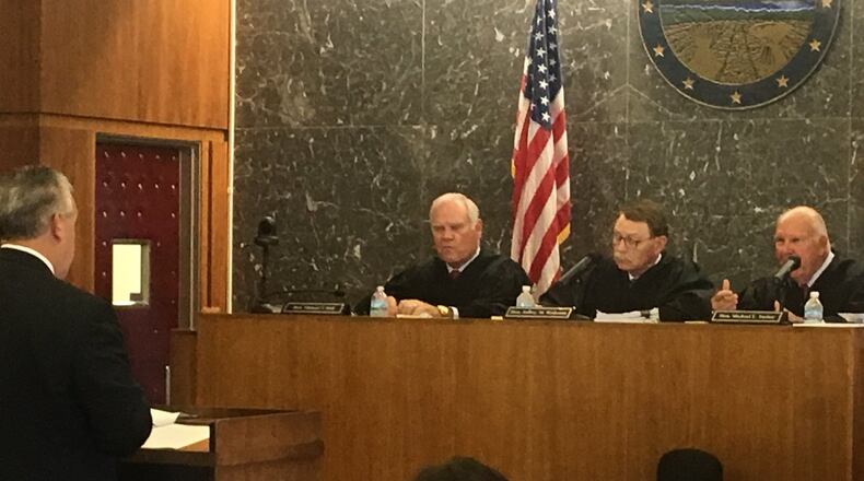 Champaign County Prosecutor Kevin Talebi argued in front of the Ohio Second District Court of Appeals that the sentence imposed against Ely Serna is legal and fair. PARKER PERRY/STAFF