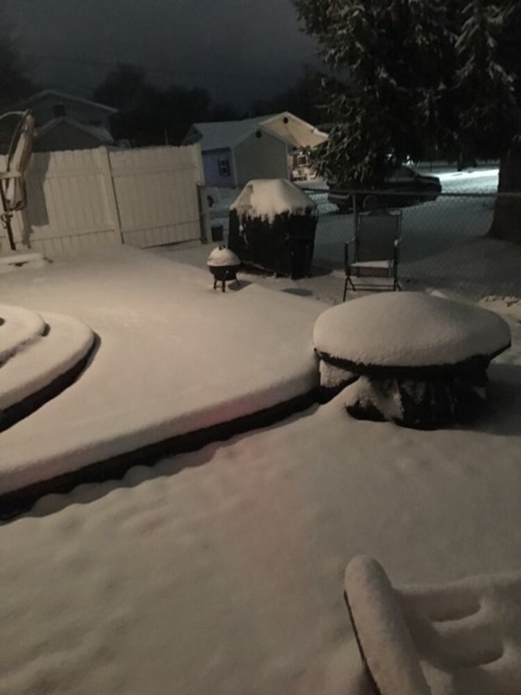 PHOTOS: First snowfall of the season