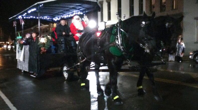 Urbana will usher in the holiday season with its annual Holiday Horse Parade in the downtown square area on Friday. It will begin earlier in the day to accommodate shopping and add new attractions./Contributed