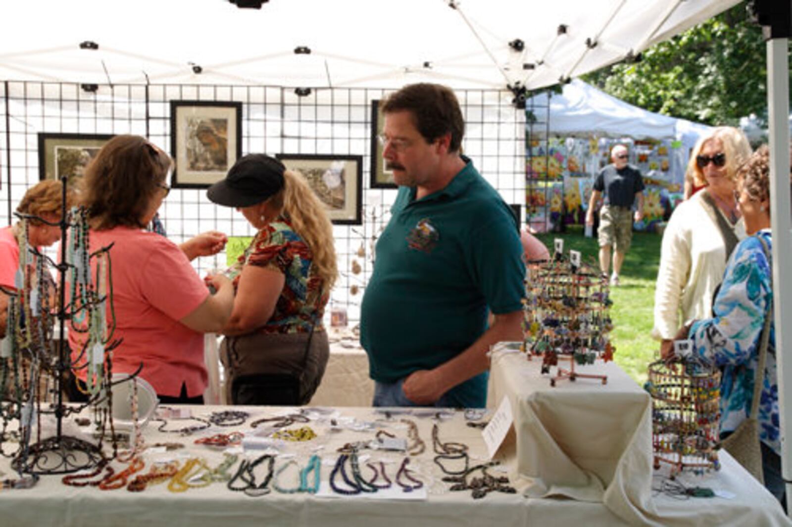  Art on the Lawn is an annual event in Yellow Springs.