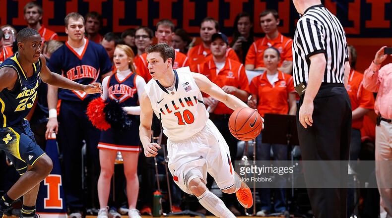Mike LaTulip joined Illinois as a preferred walk-on. GETTY IMAGES