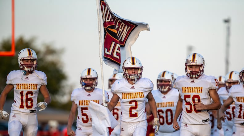 Northeastern against West Liberty-Salem on Friday, Sept. 22, 2023, at West Liberty. Photo by Michael Cooper