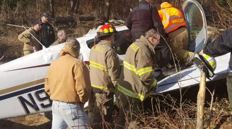 A Springfield couple’s plane crashed in Scott County, Tenn. Photo contributed by Independent Herald