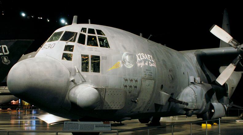 Lockheed AC-130A "Azrael" in the Cold War Gallery at the National Museum of the United States Air Force. U.S. AIR FORCE PHOTO