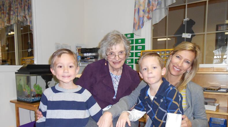 Maureen Serena with grandsons Jack and Nick Bratton and daughter Jenni Bratton. CONTRIBUTED