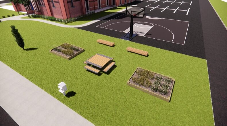 Spring Hill Pocket Park in Springfield will open on Aug. 29. CONTRIBUTED