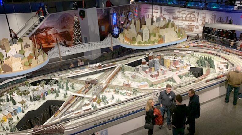 Holiday Junction featuring the Duke Energy Holiday Trains is on view at the Cincinnati Museum Center through Jan. 3, 2021. CONTRIBUTED PHOTO