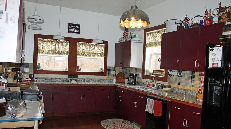 Granite countertops in the kitchen were installed in 2015.