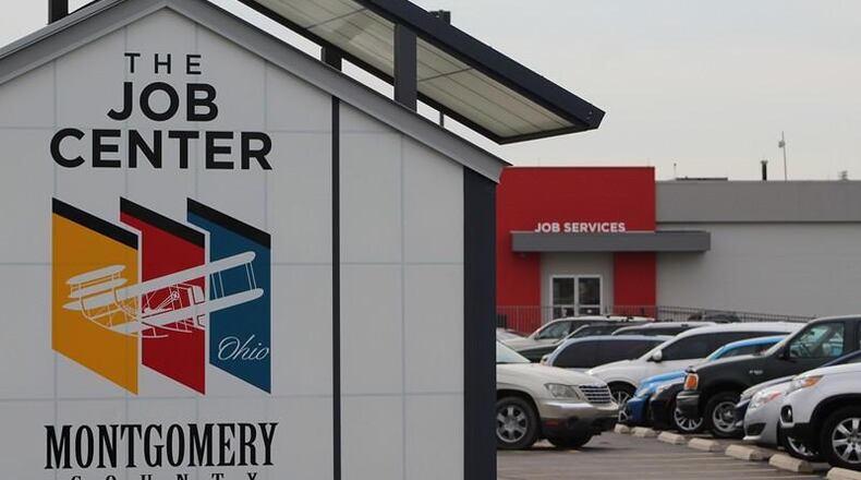 The Montgomery County Job Center in Dayton. FILE