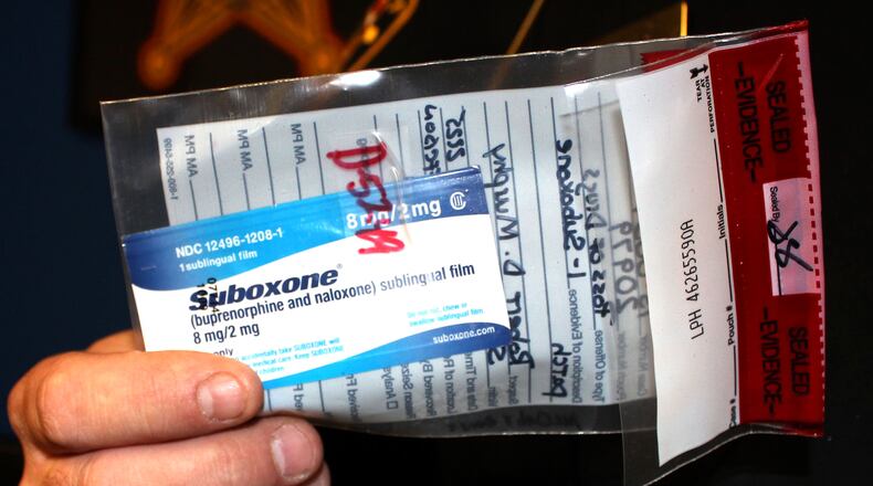 Suboxone, a drug intended to treat opiate addictions. Jeff Guerini/Staff