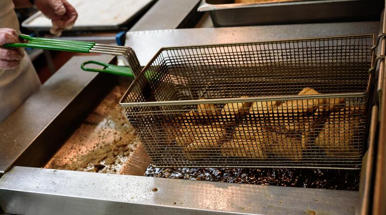 Carroll High School hosted its 6th annual St. Pat’s Fest with a fish fry on Friday, March 12 and an Irish dinner on Saturday, March 13, 2021. This year, the event was carryout due to the ongoing coronavirus pandemic. An online silent auction, 50/50 Pot of Gold Raffle and streamed live entertainment such as music by Jameson’s Folly were some of the featured activities. Curbside pickup was available for attendees who ordered more than five meals or those who required assistance. Did we spot you there on Friday night? TOM GILLIAM/CONTRIBUTING PHOTOGRAPHER