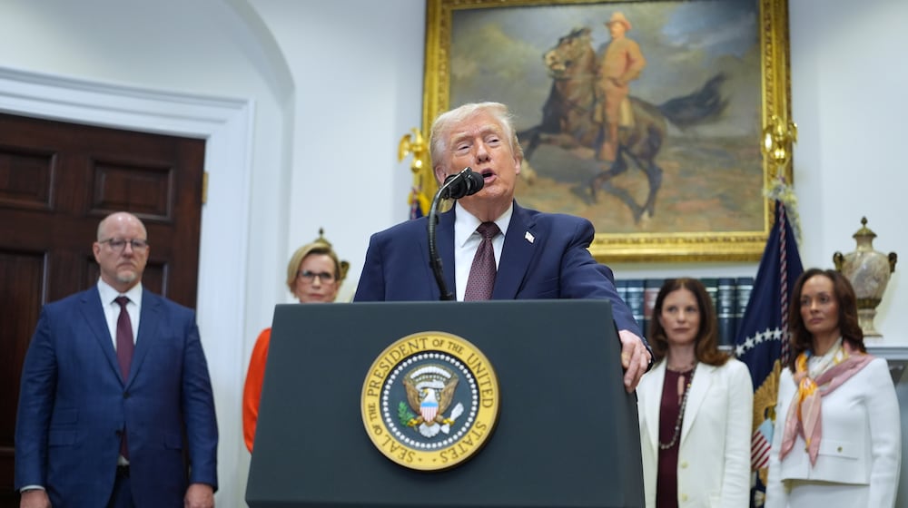 President Donald Trump speaks during an event on prescription drug prices in the Roosevelt Room of the White House, Friday, Dec. 19, 2025, in Washington. (AP Photo/Evan Vucci)