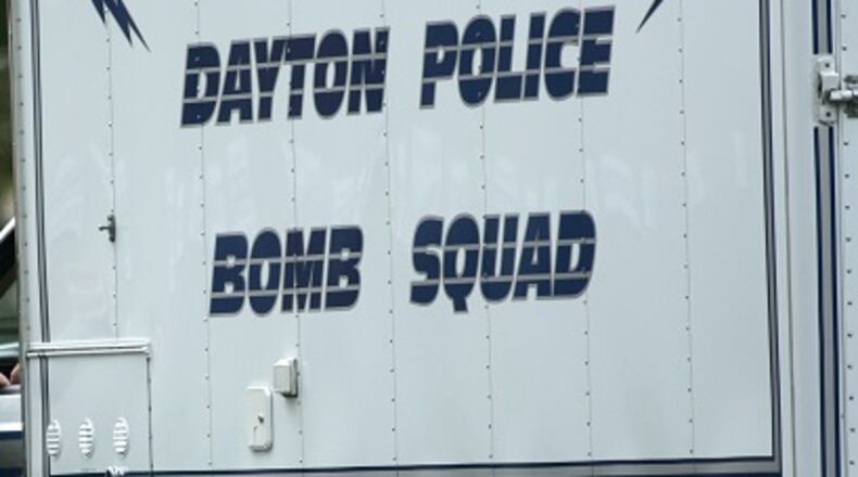 No bomb was found at a Springfield apartment complex on Monday after the Dayton Bomb Squad was called to dispose of a possible explosive device.
