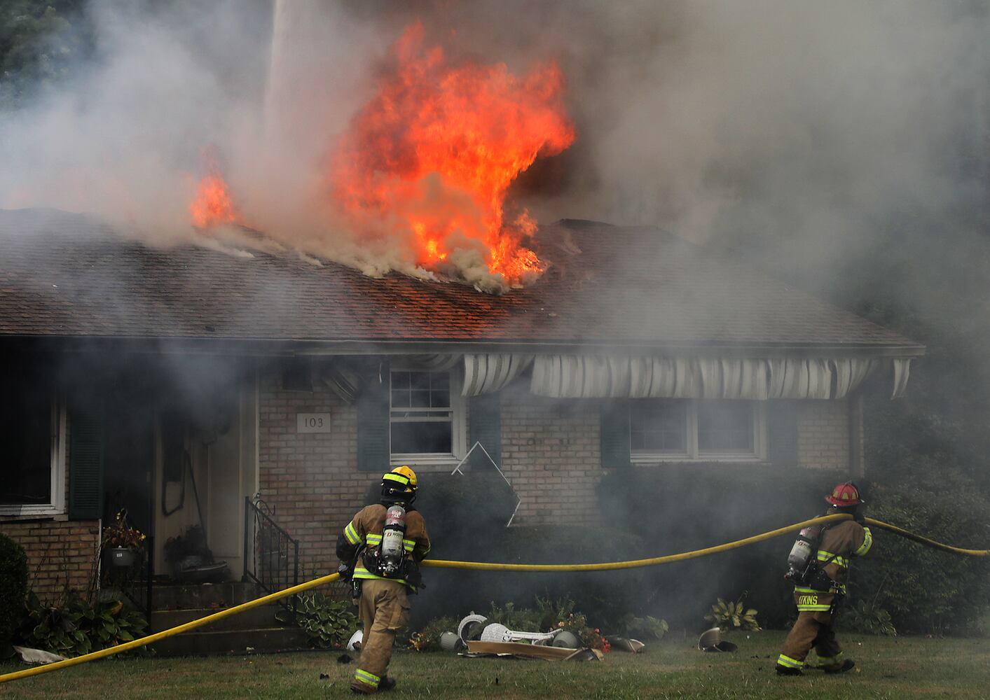 PHOTOS: House Fire on Thomaston Trail