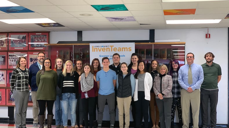 Greenon High School’s InvenTeam. CONTRIBUTED