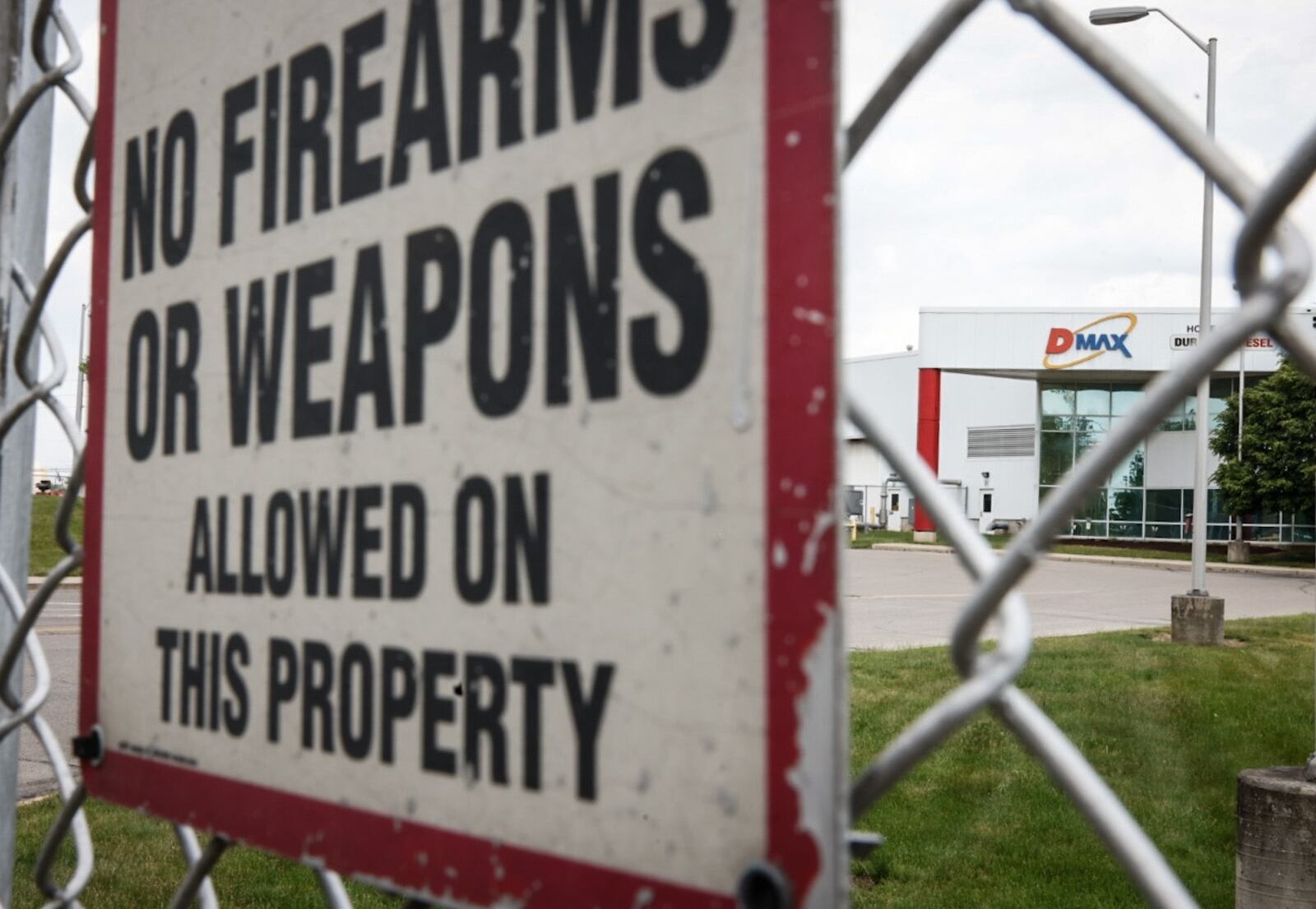 The DMAX plant on Dryden Road in Moraine was closed Friday, May 19, 2023, following a shooting the night before that killed a Dayton man and wounded another man. The suspected shooter was critically injured from a self-inflicted gunshot to the head, police said. JIM NOELKER/STAFF