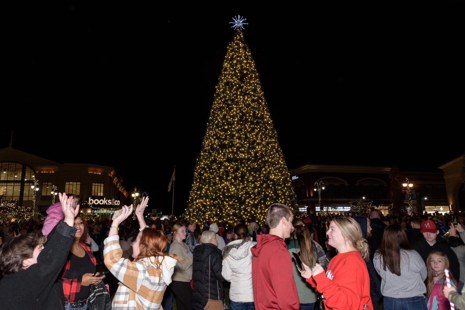 The Greene Town Center in Beavercreek celebrated its annual Christmas Tree Lighting and Santa Arrival Parade on Thursday, Nov. 16, 2023. Did we spot you there? TOM GILLIAM/CONTRIBUTING PHOTOGRAPHER