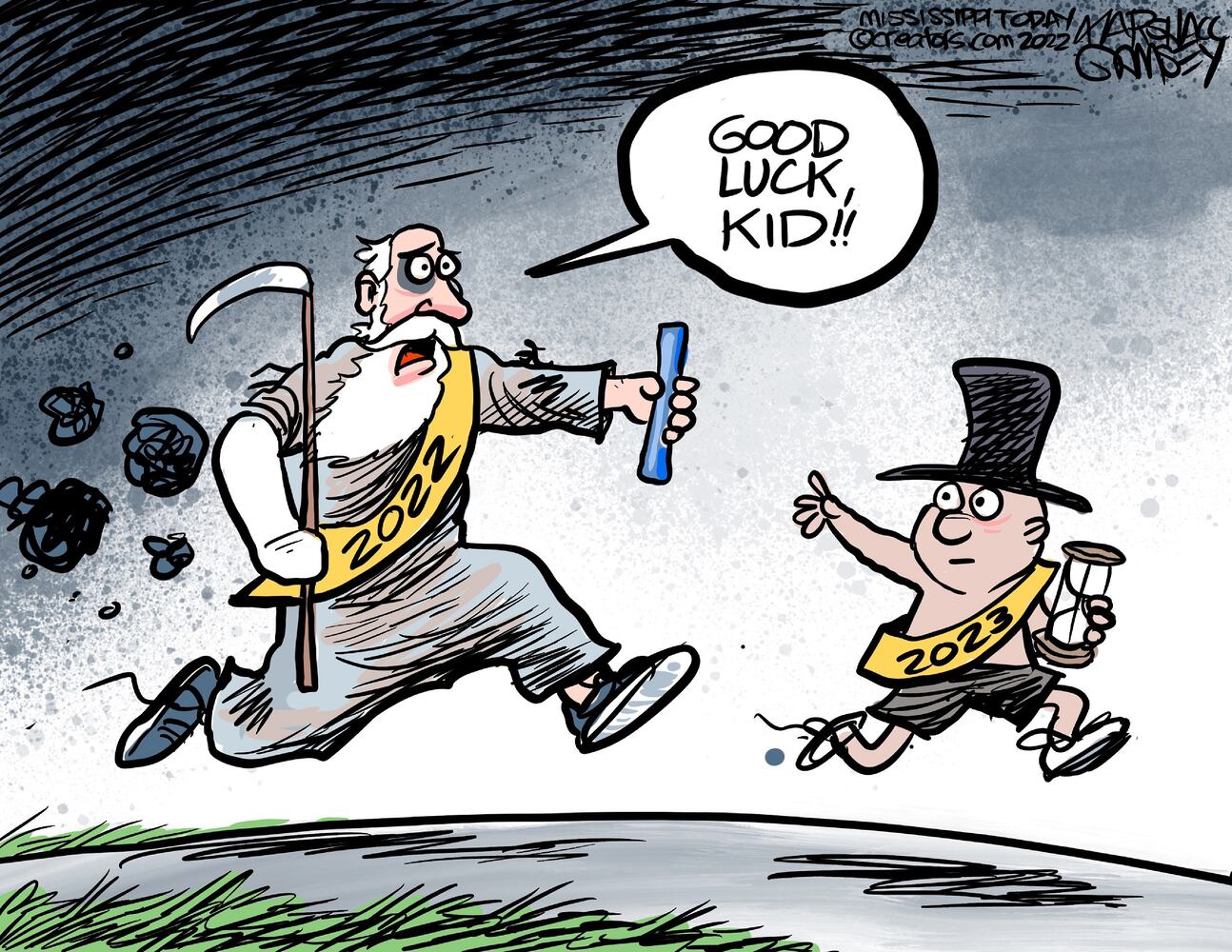 WEEK IN CARTOONS: New Year, Southwest, George Santos and more
