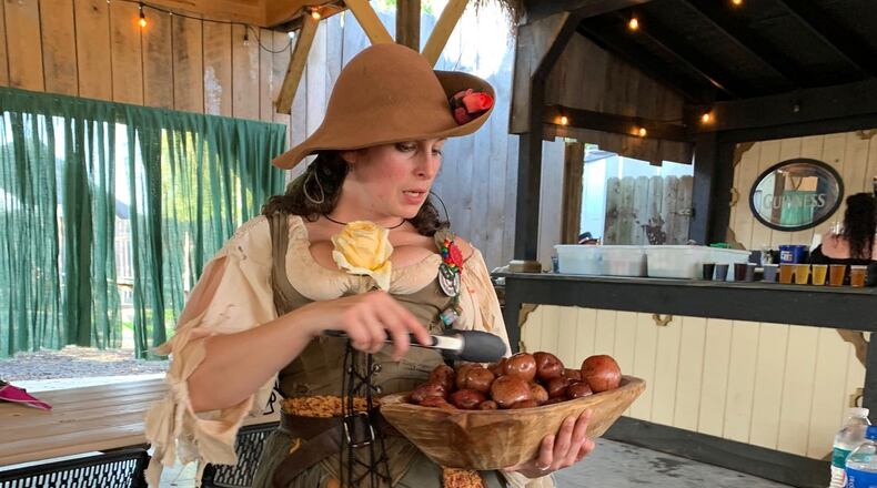 The Ohio Renaissance Festival serves up a Royal Feast at 3 p.m. each day of the festival. ALEXIS LARSEN
