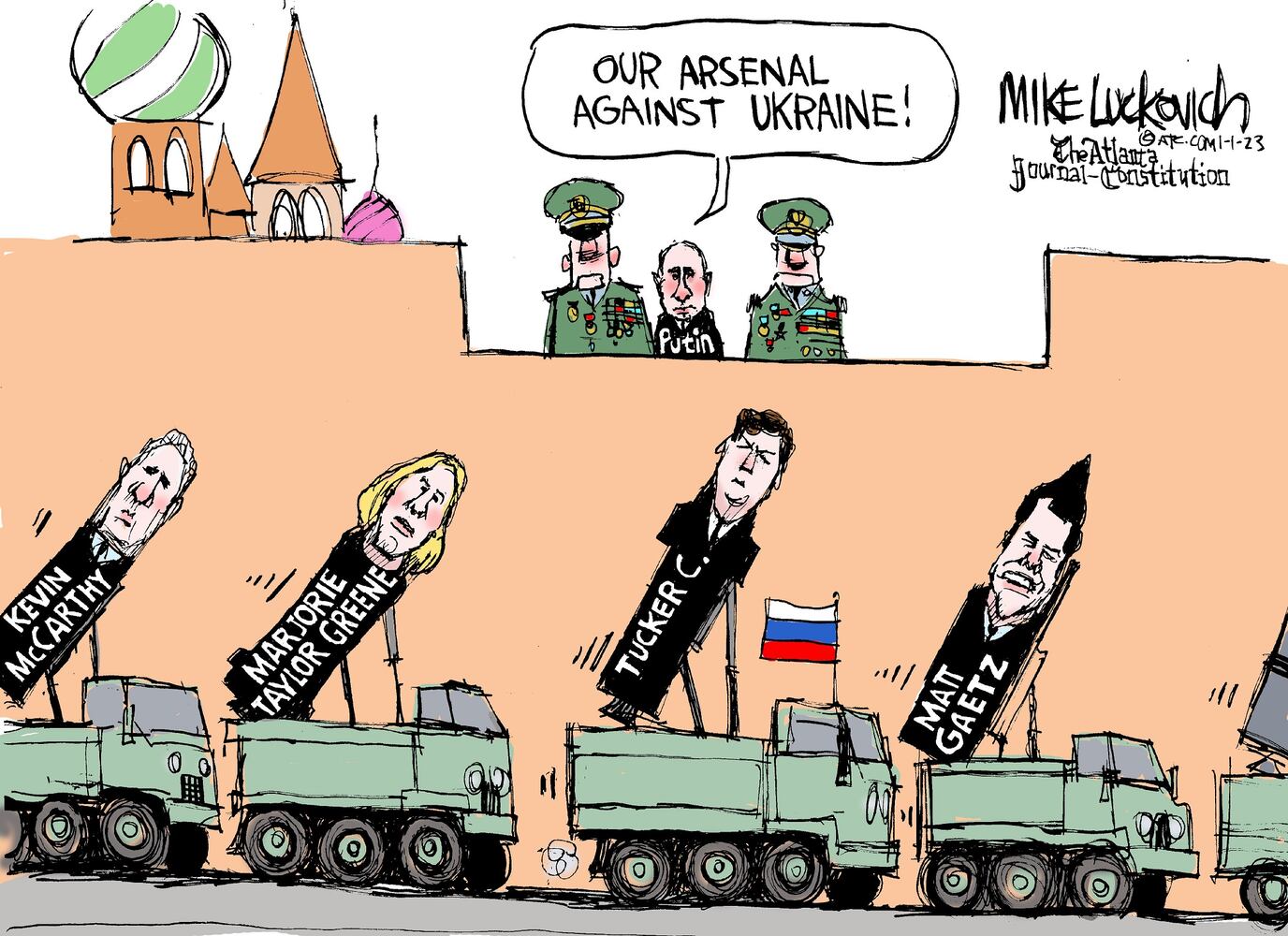 WEEK IN CARTOONS: New Year, Southwest, George Santos and more