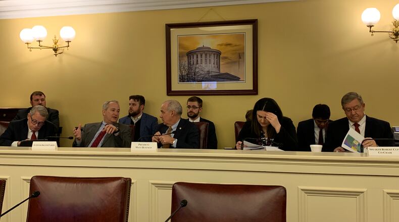 The Ohio Redistricting Commission met briefly Monday morning before recessing. Their court-ordered deadline to pass Statehouse maps for a fourth time is tonight at 11:59 p.m.