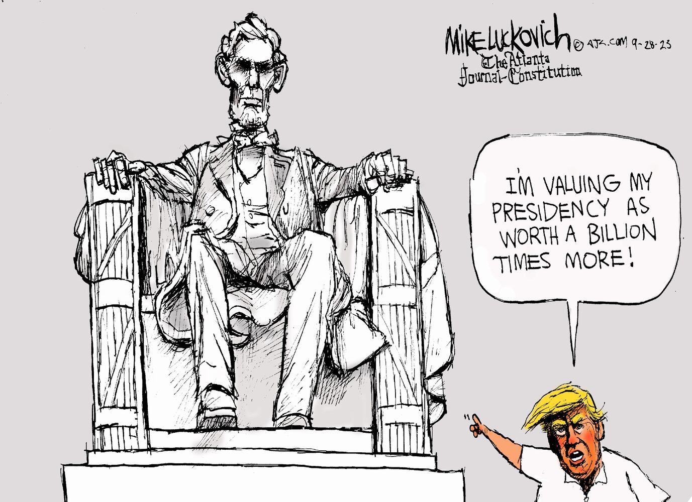 CARTOONS: Mike Luckovich, Oct. 1, 2023