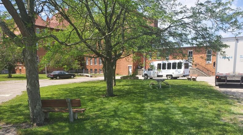 The Clark County Seniors Citizens Task Force plans to install a raised garden in this area at the Springfield Manor. CONTRIBUTED