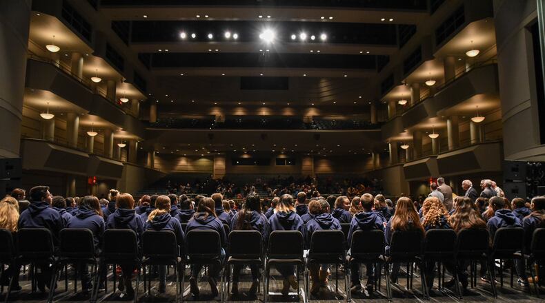 Clark State College will welcome 75 local junior high and middle school students into the Scholars Program at 6:30 p.m. on Thursday, March 9 at the Performing Arts Center, 300 S. Fountain Ave. Contributed