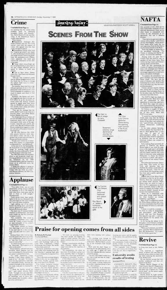Clark State Performing Arts Center pages